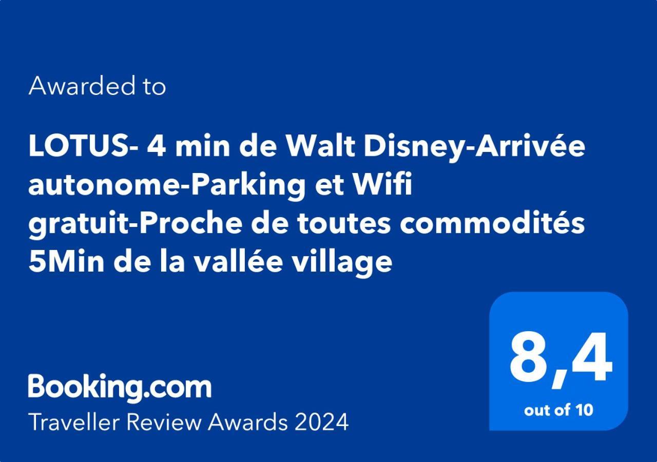 Lotus- 4 Min De Walt Disney-Arrivee Autonome-Parking Et Wifi Gratuit-Proche De Toutes Commodites 5Min De La Vallee Village Шессі Екстер'єр фото